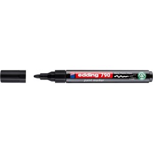 Marker olejowy e-790 EDDING, PCR, czarny