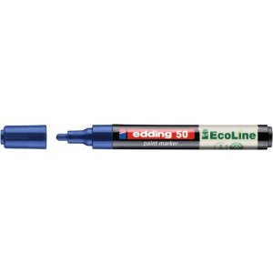Marker olejowy na bazie wody e-50 EDDING EcoLine, 2-3mm, niebieski