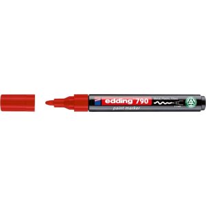 Marker olejowy e-790 EDDING, PCR, czerwony