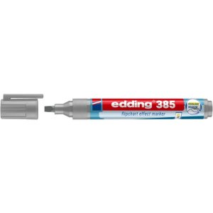 Marker do efektów na flipchartach e-385 EDDING, srebrnoszary
