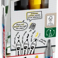 Zestaw markerów do efektów na flipchartach e-385, e-380 i e-383 EDDING, 4 szt., mix kolorów