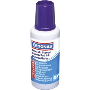 Tusz do pieczątek DONAU, 30ml, fioletowy