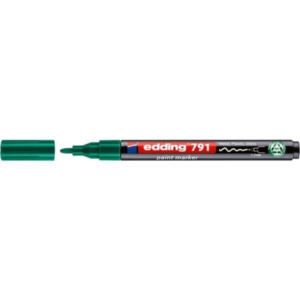 Marker olejowy e-791 EDDING, PCR, zielony