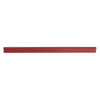 Listwa zaciskająca DONAU, PVC, A4, 6mm, do 60 kartek, czerwona