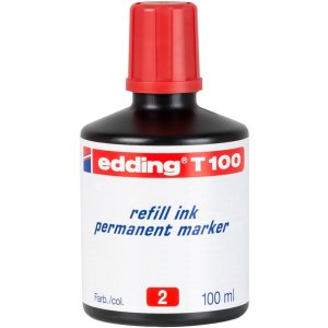 Tusz do uzupełniania markerów permanentnych e-T 100 EDDING, czerwony