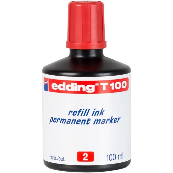 Tusz do uzupełniania markerów permanentnych e-T 100 EDDING, czerwony
