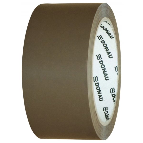 Taśma pakowa DONAU Solvent , 48mm, 60m, 42mikr., brązowa