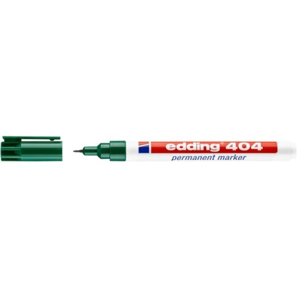 Marker permanentny e-404 EDDING, 0,75 mm, zielony
