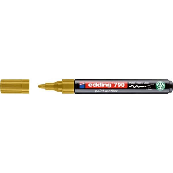 Marker olejowy e-790 EDDING, PCR, złoty