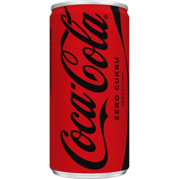 Coca-Cola Zero, puszka, 0,2l, kaucja