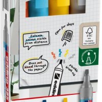 Marker do efektów na flipchartach e-385 EDDING, 4 szt., mix kolorów