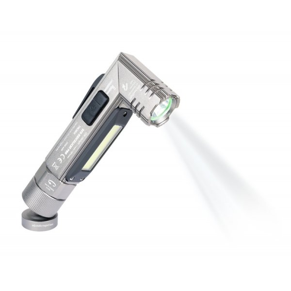 Latarka TROIKA Eco Knicklicht Pro, LED, 5 funkcji, szara