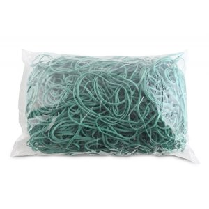 Gumki recepturki OFFICE PRODUCTS, średnica 80mm, 1,5x3mm, 60% kauczuku, 1000g, zgrzewka, zielone