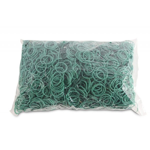 Gumki recepturki OFFICE PRODUCTS, średnica 25mm, 1,5x1,5mm, 60% kauczuku, 1000g, zgrzewka, zielone