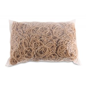 Gumki recepturki OFFICE PRODUCTS, średnica 40mm, 1,5x1,5mm, 60% kauczuku, 1000g, zgrzewka, naturalne