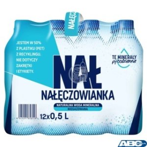 Woda NAŁĘCZOWIANKA niegazowana 0.5L butelka PET zgrzewka 12 szt. KAUCJA