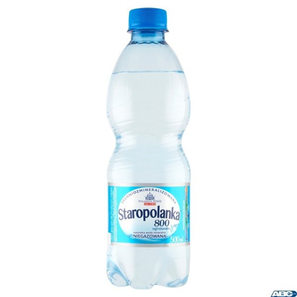 Woda STAROPOLANKA 0,5L niegazowana zgrzewka 12szt. KAUCJA