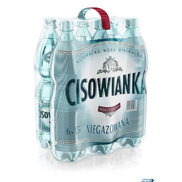 Woda CISOWIANKA 1.5l niegazowana zgrzewka 6 szt. KAUCJA