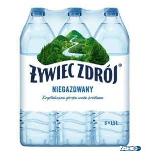 Woda ŻYWIEC ZDRÓJ 1.5l niegazowana zgrzewka 6 szt. KAUCJA
