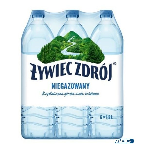 Woda ŻYWIEC ZDRÓJ 1.5l niegazowana zgrzewka 6 szt. KAUCJA