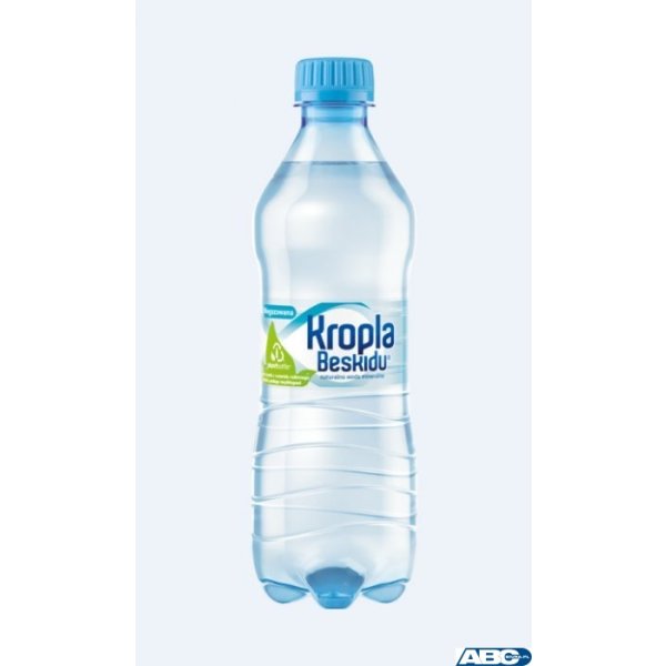 Woda KROPLA BESKIDU niegazowana 0.5L butelka PET zgrzewka 12 szt.