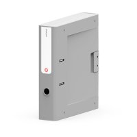 Segregator NEW BINDER MOXOM, plastikowy, A4/70mm, jasnoszary