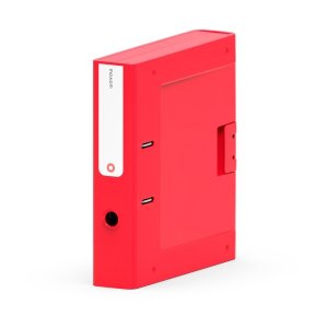 Segregator NEW BINDER MOXOM, plastikowy, A4 / 70mm, czerwony