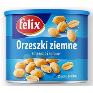 Orzeszki ziemne, FELIX, puszka, 140 g, solone