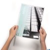 Grzbiety zaciskowe DURABLE A4 / 60 2901 / 19 przezroczyste 100szt 2901-19