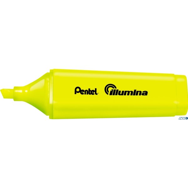 Zakreślacz płaski ze ściętą końcówką zółty SL60-G PENTEL