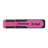Zakreślacz fluorescencyjny DONAU D-Text, 1-5mm (linia), różowy