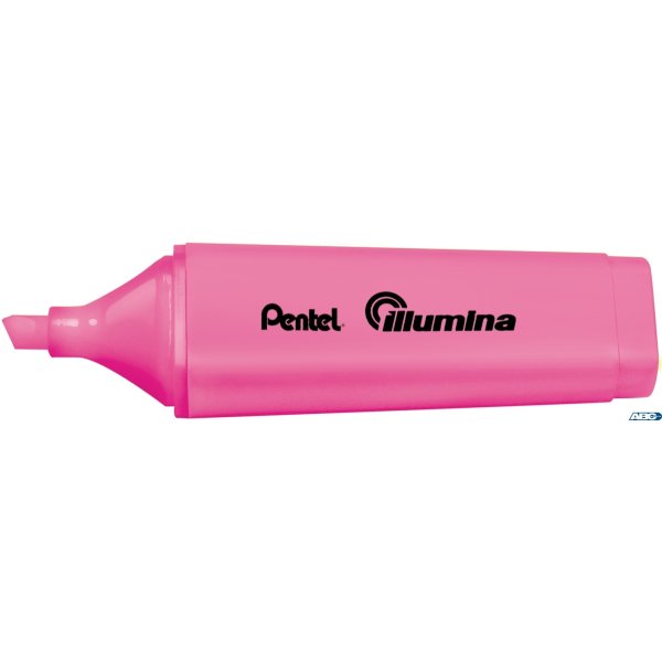 Zakreślacz płaski ze ściętą końcówką różowy SL60-P PENTEL