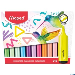 Zakreślacz Fluo Peps mix 6 kol fluo + 6 kol pastel 740901