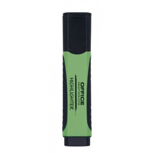 Zakreślacz OFFICE PRODUCTS z gumowym uchwytem, 2-5mm, zielony