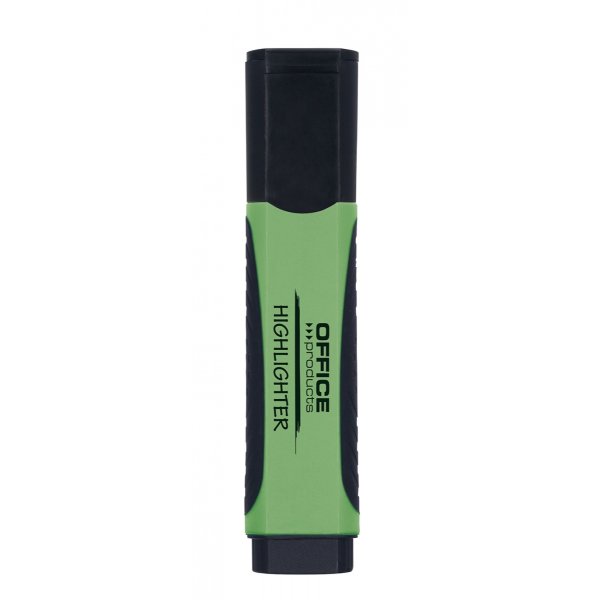 Zakreślacz OFFICE PRODUCTS z gumowym uchwytem, 2-5mm, zielony