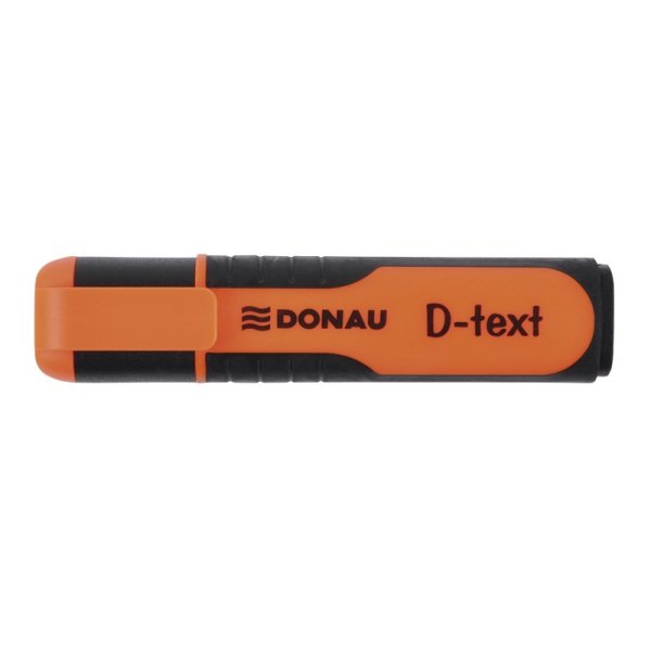 Zakreślacz DONAU D-Text, 1-5mm (linia), eurozawieszka, pomarańczowy