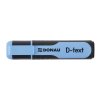 Zakreślacz DONAU D-Text, 1-5mm (linia), eurozawieszka, niebieski