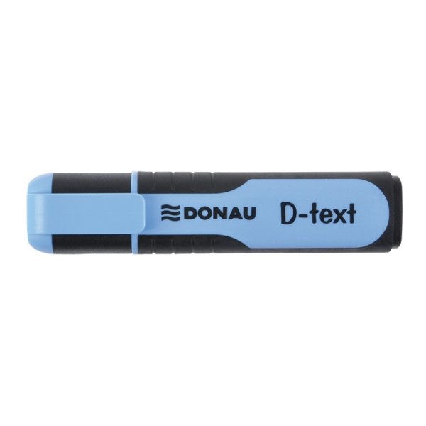 Zakreślacz DONAU D-Text, 1-5mm (linia), eurozawieszka, niebieski