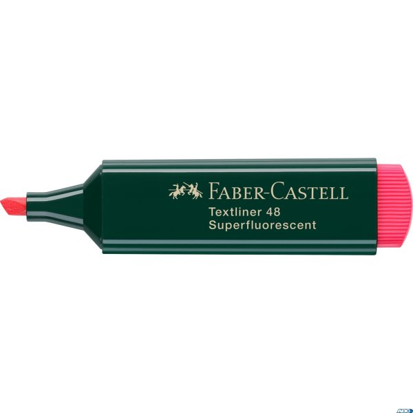 Zakreślacz TEXTLINER 48 czerwony FABER-CASTELL 154821 FC