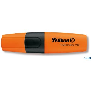 Zakreślacz Textmarker pomarańcz 490 PN963090 940403 PELIKAN