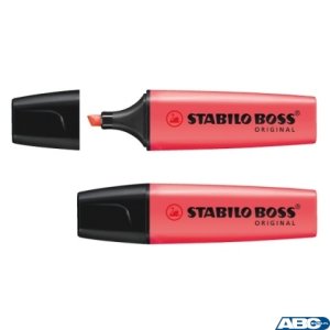 Zakreślacz STABILO BOSS fluorescencyjny czerwony 70 / 40