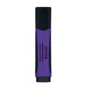 Zakreślacz OFFICE PRODUCTS z gumowym uchwytem, 2-5mm, fioletowy
