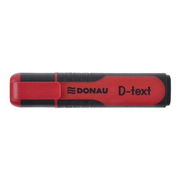 Zakreślacz fluorescencyjny DONAU D-Text, 1-5mm (linia), czerwony