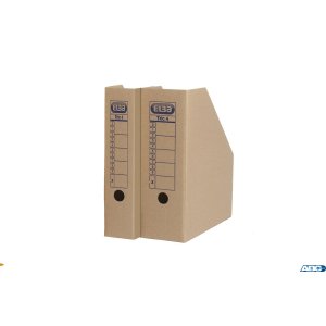 Pojemnik na czasopisma 10cm, ELBA TRIC 4, brązowy 100552612