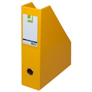 Pojemnik na dokumenty Q-CONNECT, PVC, A4 / 76, żółty