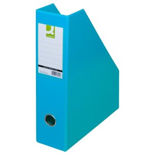 Pojemnik na dokumenty Q-CONNECT, PVC, A4 / 76, jasnoniebieski