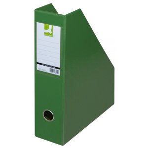 Pojemnik na dokumenty Q-CONNECT, PVC, A4 / 76, zielony
