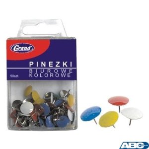 Pinezki kolorowe GRAND 50szt.T4 110-1115