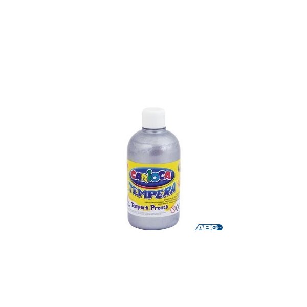 Farba tempera 500 ml, srebrna CARIOCA 170-2216