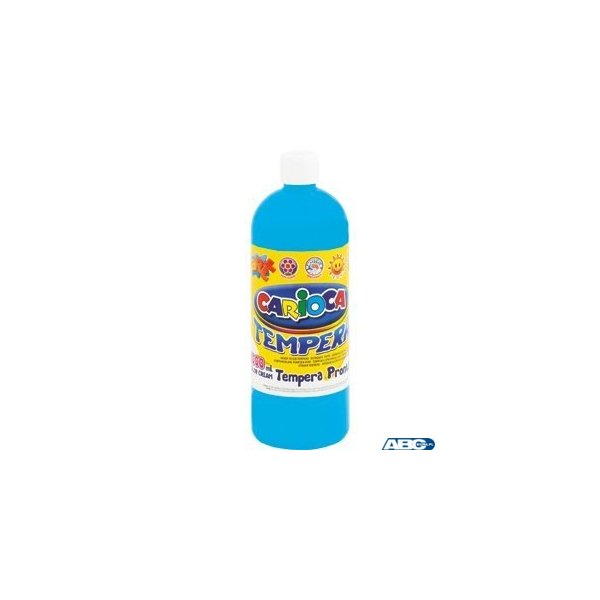 Farba tempera 1000 ml, błękitny/niebieski CARIOCA 170-1442 /170-2640